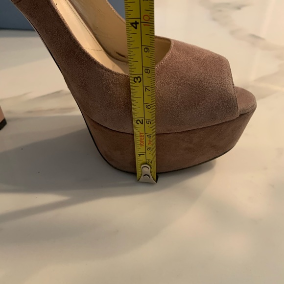 Prada Suede Dark Rose Shoes - Picture 7 of 8